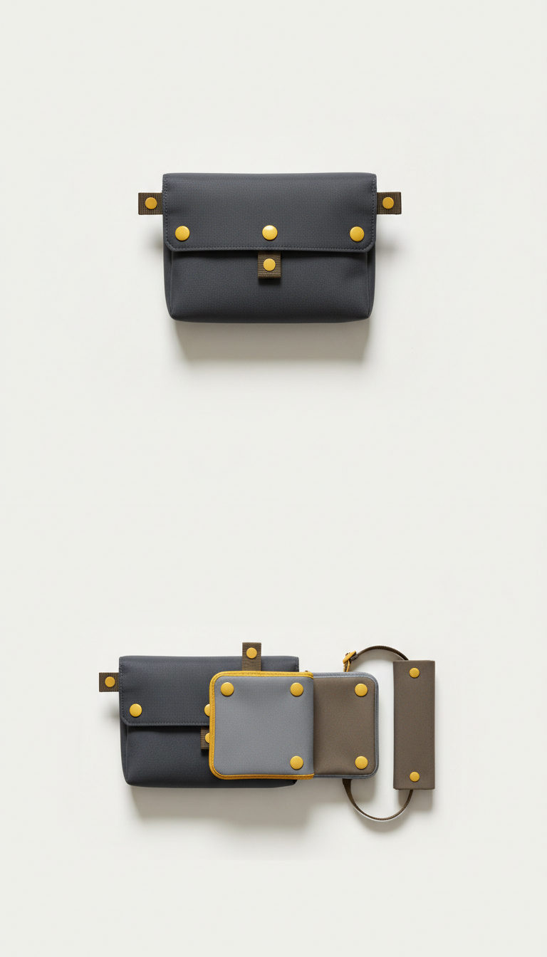 Essential Pouch System In High-Density Nylon