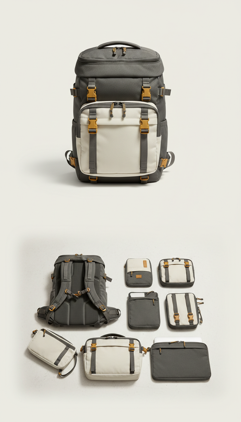 Transit Modular Backpack With Matte Finish