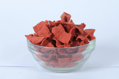 Healthy gluten-free beetroot chips by Brochips