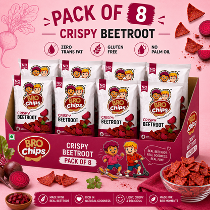 Brochips Healthy Crispy Beetroot