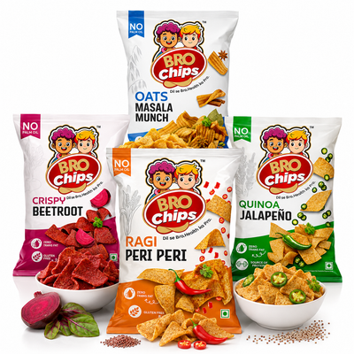 Brochips | All-in-One Bro Combo | Pack of 4 (52g*4)