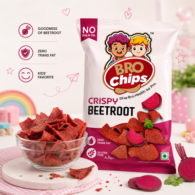 Brochips Healthy Crispy Beetroot
