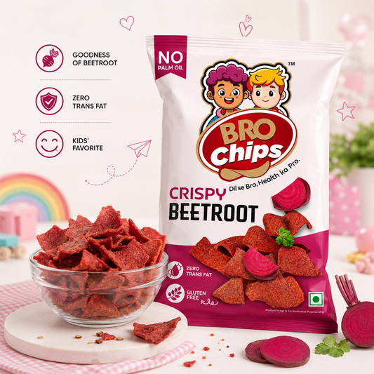 Brochips Healthy Crispy Beetroot