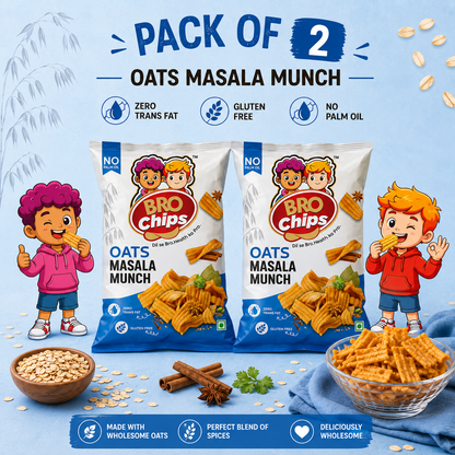 Brochips Healthy Oats Masala Munch