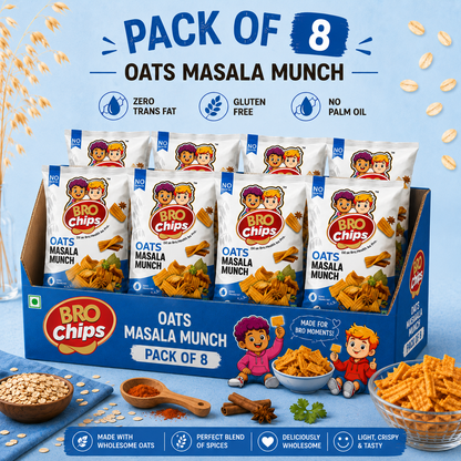 Brochips Healthy Oats Masala Munch